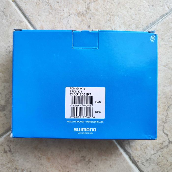 Pedais Shimano PD-M324 Misto SPD / Plataforma 1 par