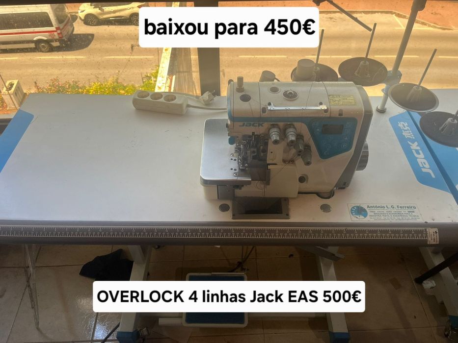 Máquinas Costura industrial baixaram os  preços