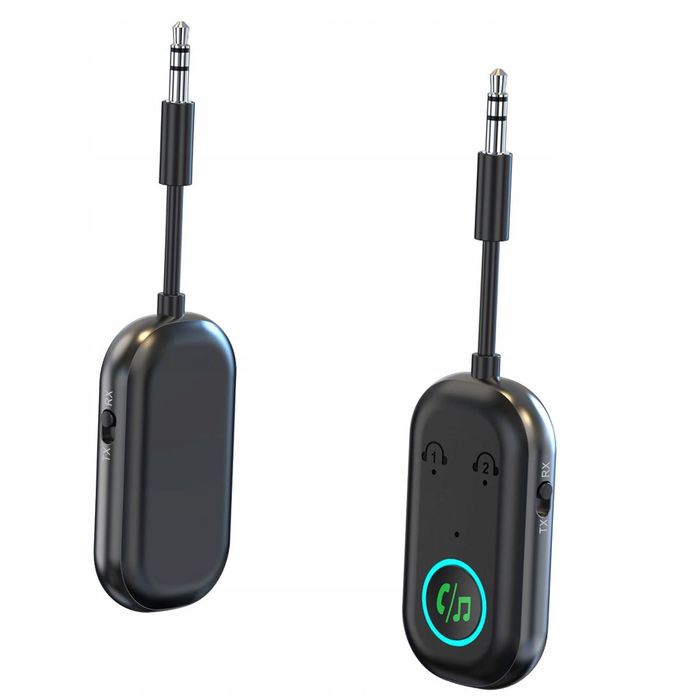 4W1 Odbiornik Nadajnik Bluetooth 5.3 Audio AUX Z Mini Jack 3,5mm