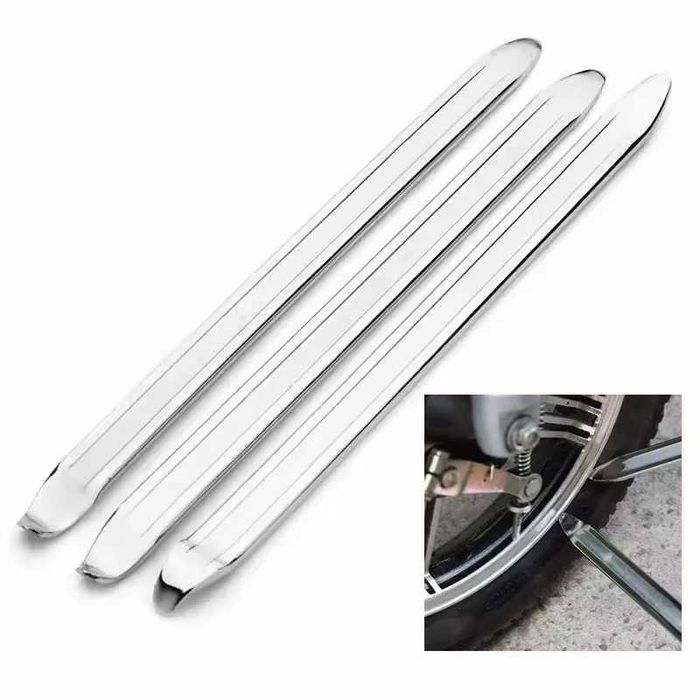 Kit chaves desmontagem pneu moto aço galvanizado