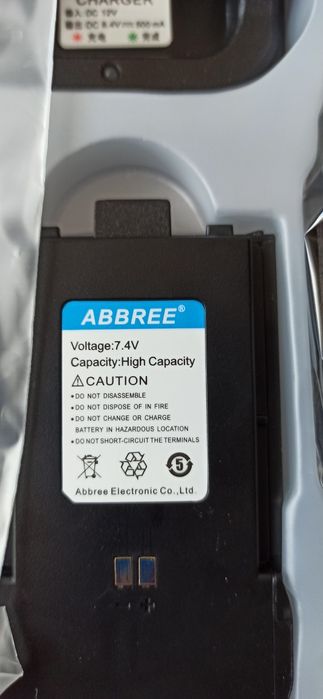 Skaner częstotliwości ambbree UV-5R policja straż PKP ochrona wojsko