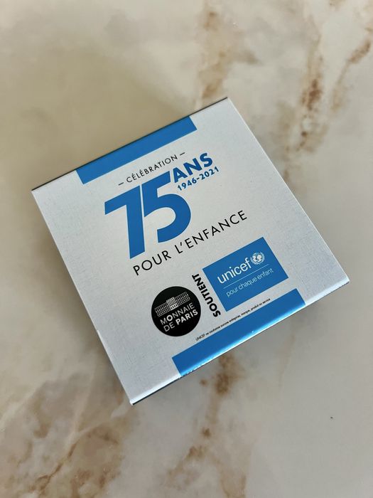 França 2021 - Moeda 2€ PROOF 75º Anivº da UNICEF