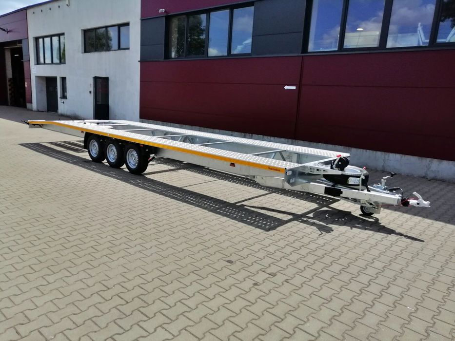 Besttrailers LONG (Indiana)  Laweta na 2 auta LONG (Iindiana) Model BEST 8,5x 2,1 DMC 3500 KG, R14"