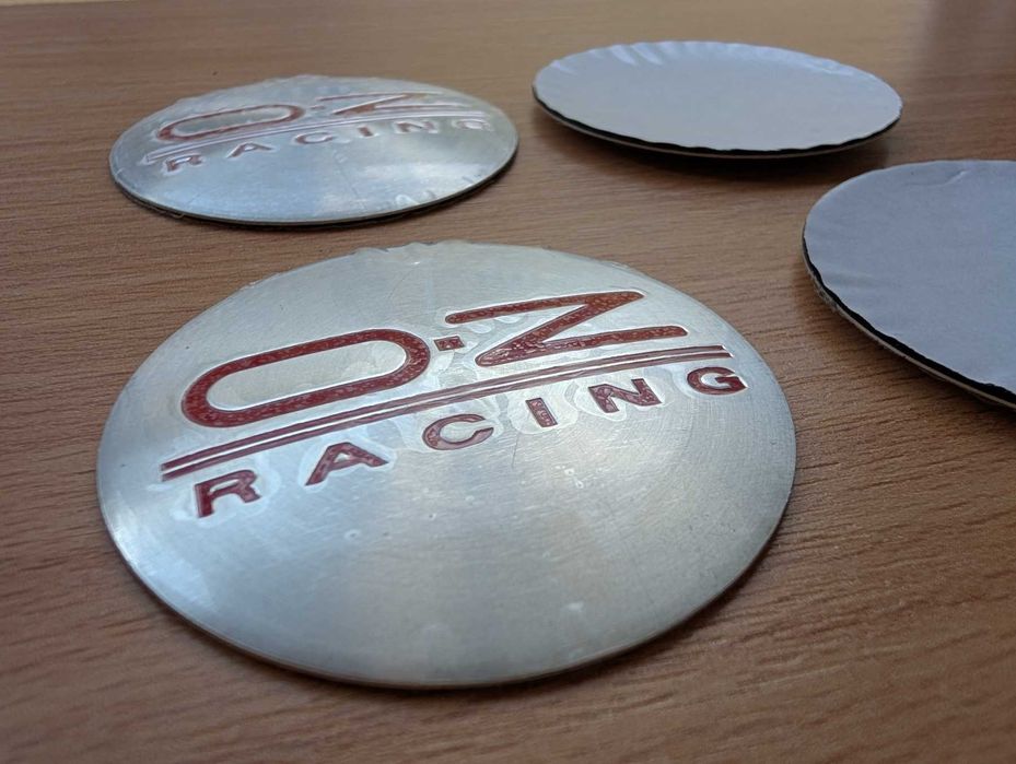 Наклейки для дисків OZ Racing 60 мм алюмінієві наклейки на ковпачки