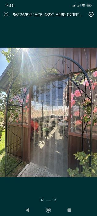 Садові арки для квітів