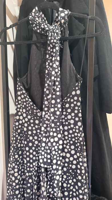 Vestido Zara Midi/Comprido com Estampa de Poás