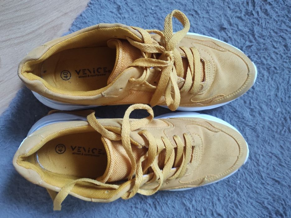 Buty w typie adidasy żółte rozmiar 40