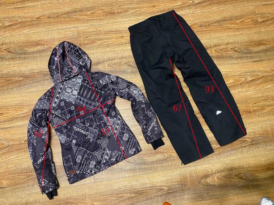Лыжный костюм зимний комбинезон на девочку оригинал Brunotti р.152