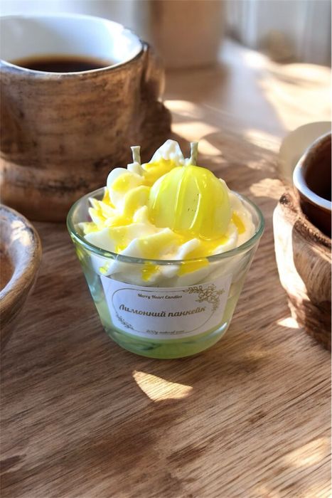 Свічка ручної роботи подарунок аромасвічка декор