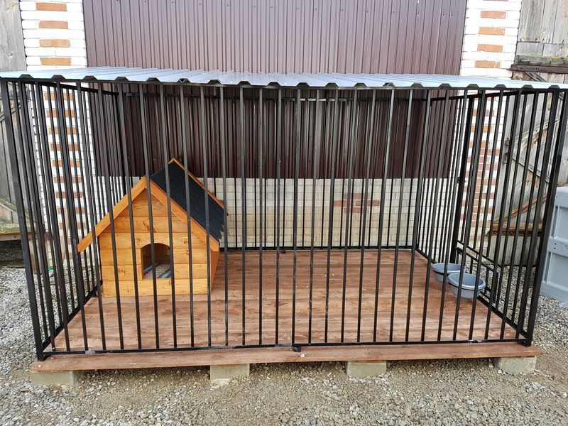 -KLATKA, ZAGRODA, DLA PIESKA *4mX3m*-montaż solidny +dowóz.