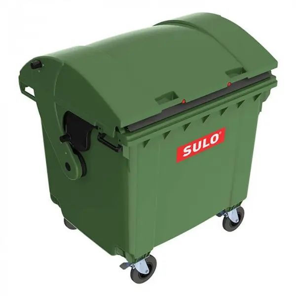 Контейнер для сміття пластиковий 1100л. Євроконтейнер для сміття 1.1м3