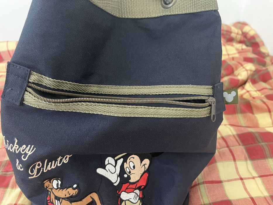Mochila/Saco da Disney Mickey e Pluto vintage