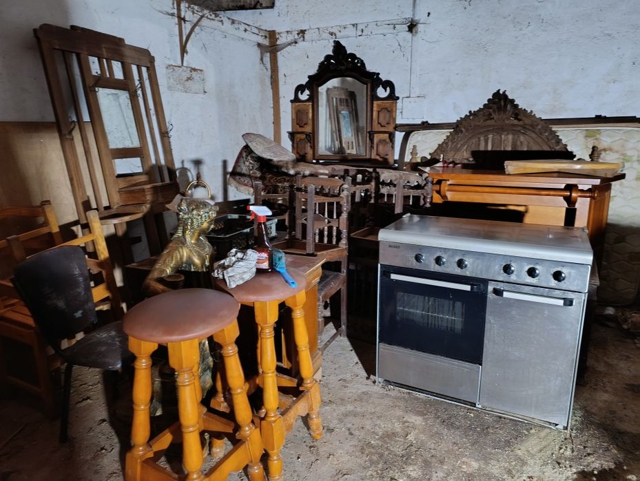 Fogão com forno e garrafa embutida