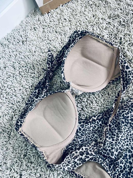 Bikini 38 M damski strój kapielowy dwuczęściowy panterka