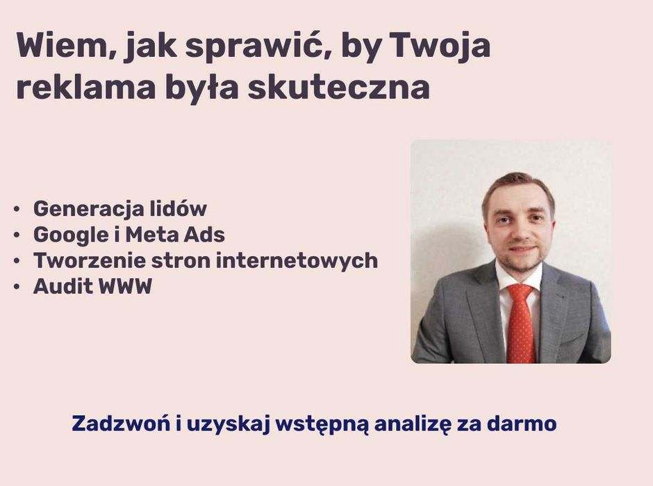 Generacja leadów/Google Ads/Audit WWW/