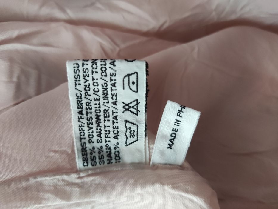 Luźny płaszcz prochowiec trencz z czasów PRL-u Vintage