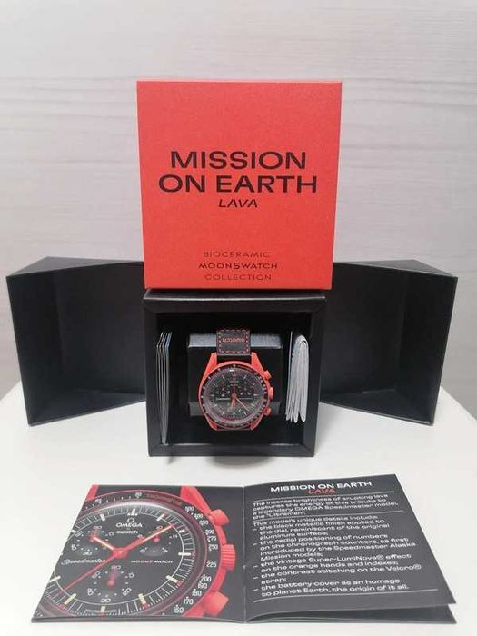 SO33O100 Lava x Omega Swatch Tektoniczny Kodeks