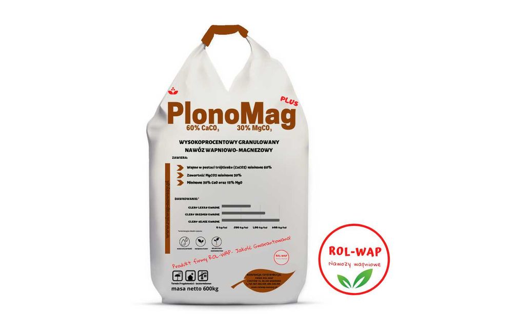 Wapno Granulowane Magnezowe Kredowe Węglanowe Kreda PRODUCENT ATEST