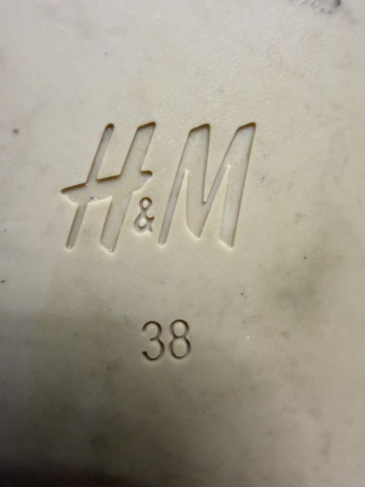 Мюли від hm замшеві, в шоколадному кольрі