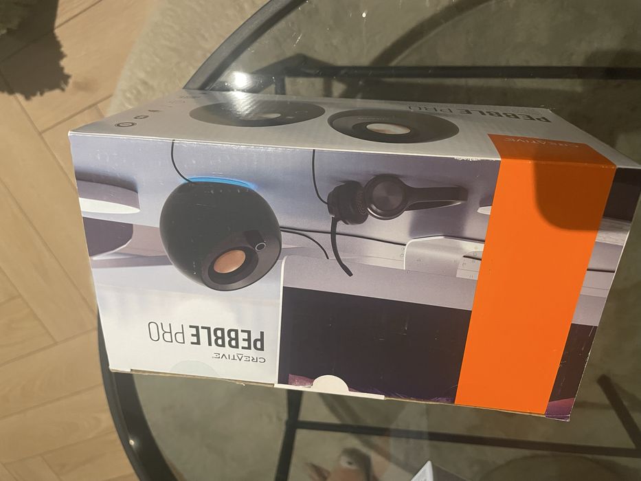 Nowe głośniki creative pebble pro minimalist 2.0 usb
