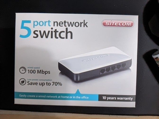 Switch Sitecom 100mbps 5 portas64550624103939121