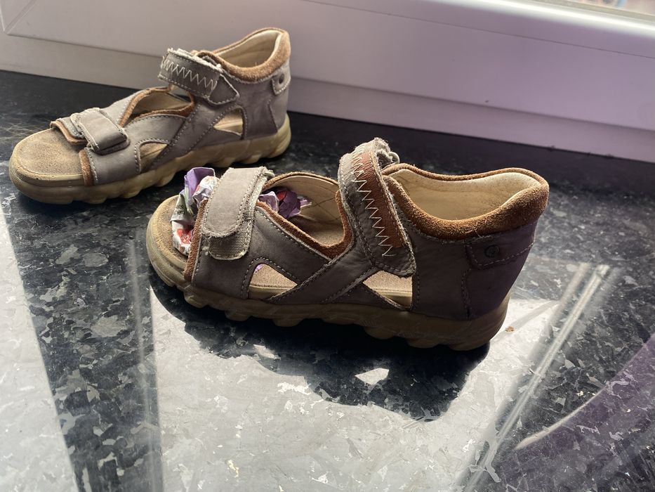 Кожані дитячі  боссоніжки