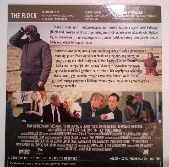 DVD Drapieżnik The Flock Gere; seria Mocne Kino NOWA