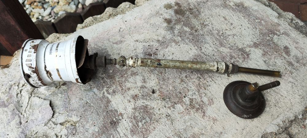 Zabytkowa lampa gazowa,nie kompletna.