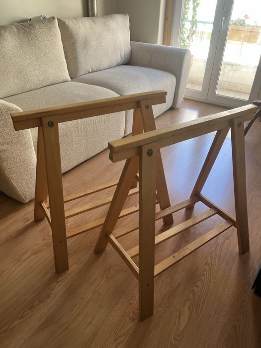 Cavaletes madeira IKEA