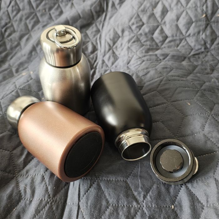 Портативний туристичний міні термос термочашка для гарячих напоїв
