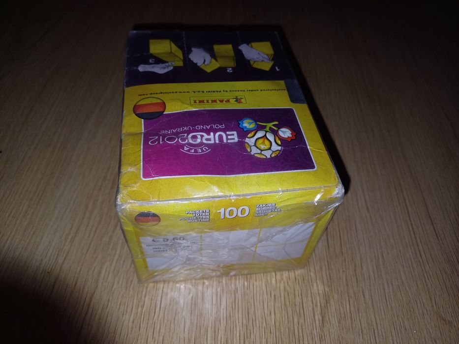 Caixa de cromos Pannini - Euro 2012 - EMISSÃO PARA ALEMANHA