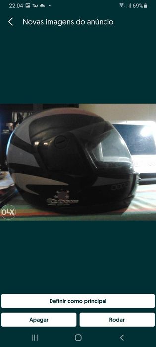 Vendo/Troco Capacete Nava (1991). Está rigorosamente novo.