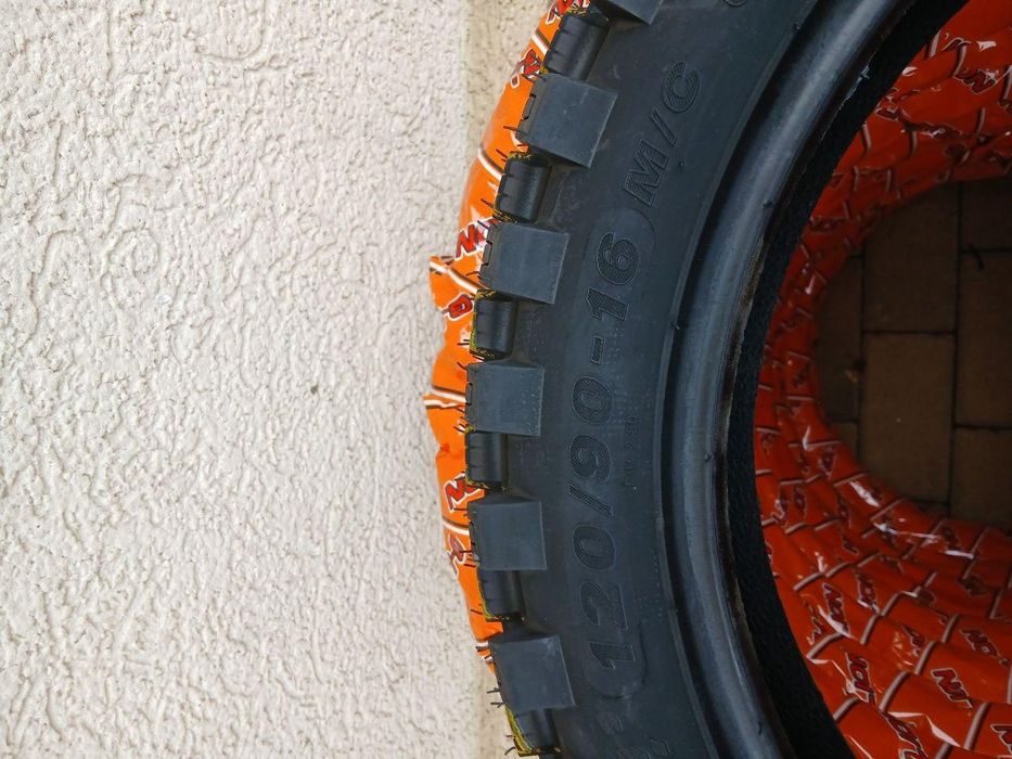 Мото резина 120/90-16 G-Lion желто зеленая полоска