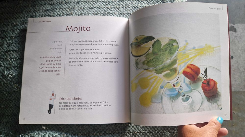 Livro "A Arte de Cozinhar, fácil para Homens), do chefe Hernâni Ermida