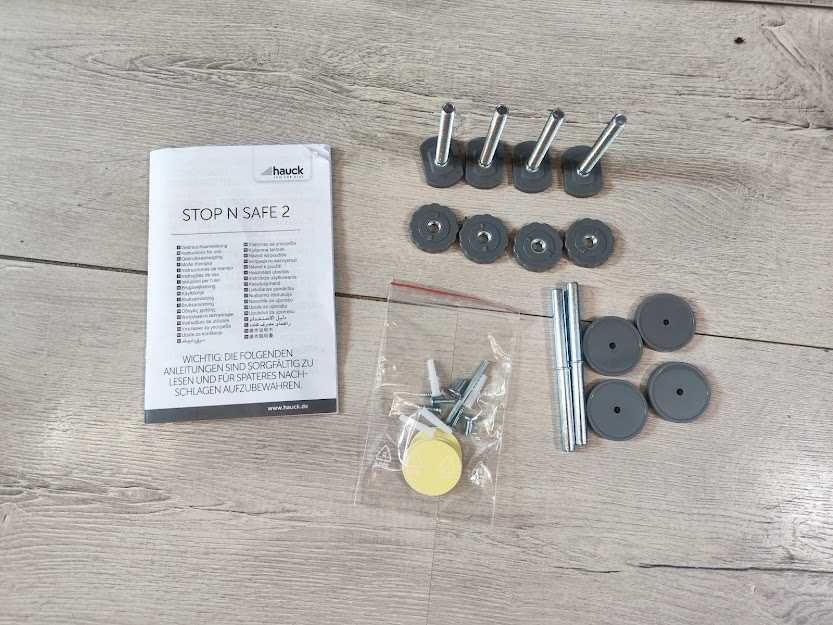 Hauck Stop N Safe 2 Bramka zabezpieczająca 96-101 cm SZARA