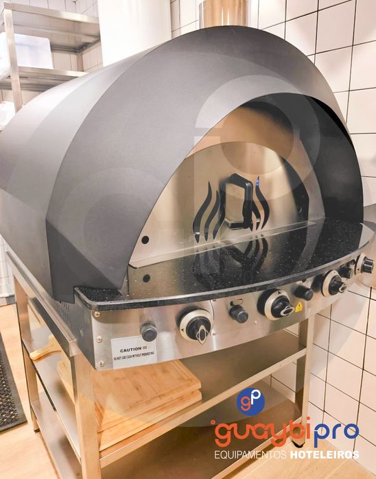 Forno de Pizza a Gás | Base em Pedra | 4 ou 9 Pizzas (Novo)