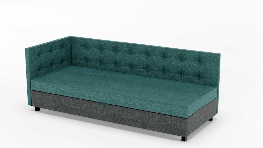 Łóżko tapczan młodzieżowy 80/195 z pojemnikiem