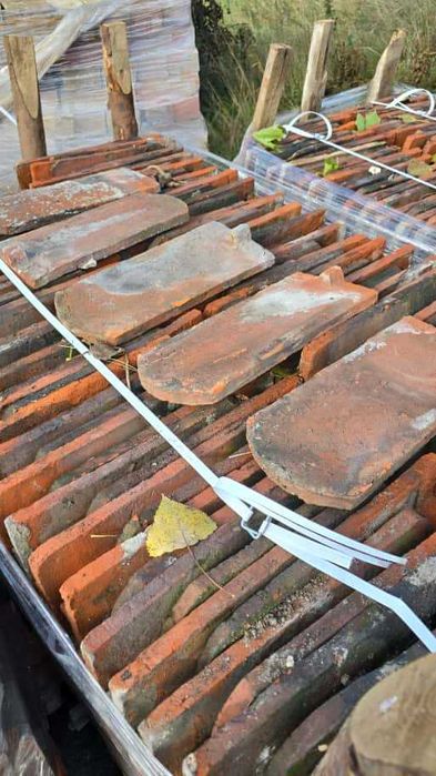 Dachówka karpiówka ręcznie formowana, holenderka, gąsiory