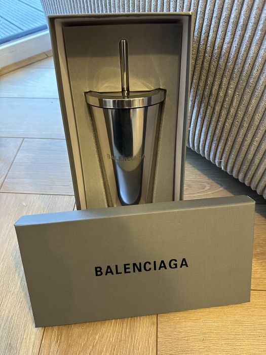 Kubek Balenciaga steel nowy