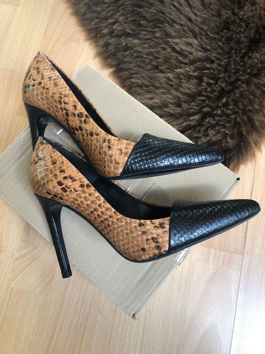 Zara, szpilki, skóra naturalna, 36 nowe