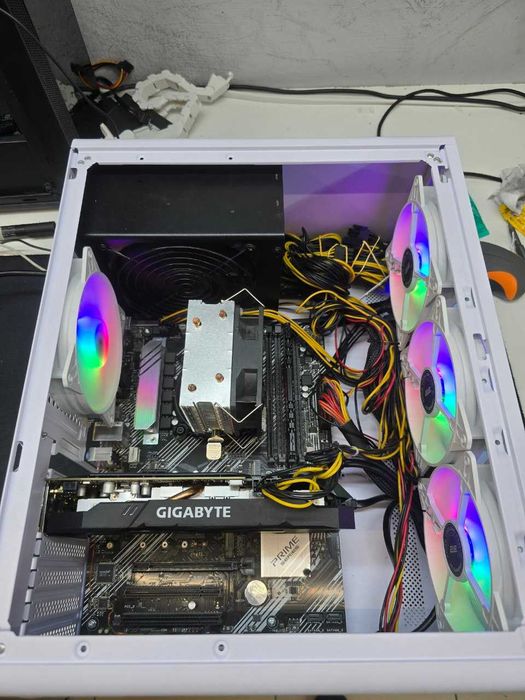 Белый игровой ПК Core i5-10400 GTX1660 16gb 500gb