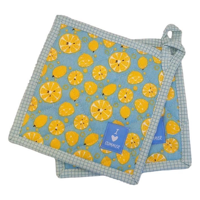 Uchwyt do Garnków Podkładka 20x20 2szt Cytryna