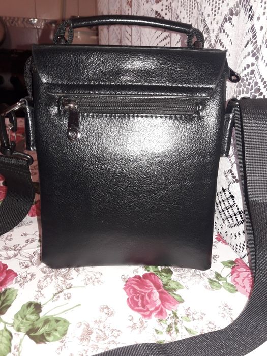 Сумка барсетка шкіряна