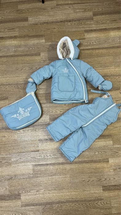 Дитячий зимовий комбінезон +конверт