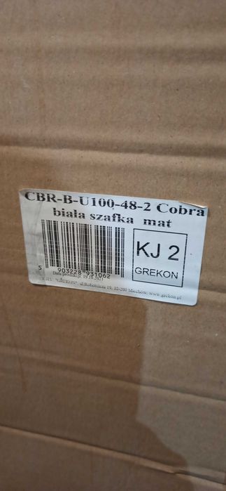 Szafka łazienkowa glamour Grecon Cobra plus umywalka