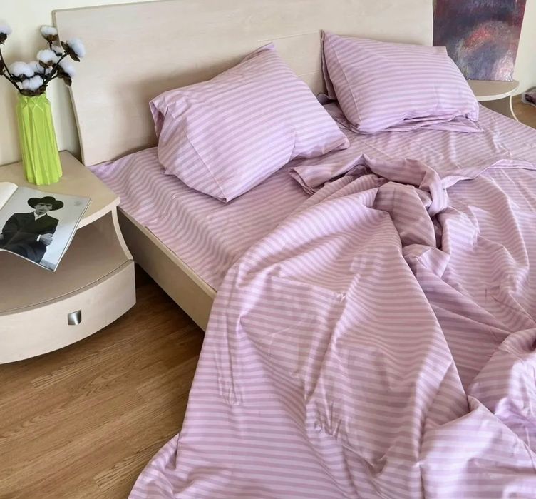 Хіт Продажу! Однотонна Постіль Якісна Натуральна БязьGoldLux