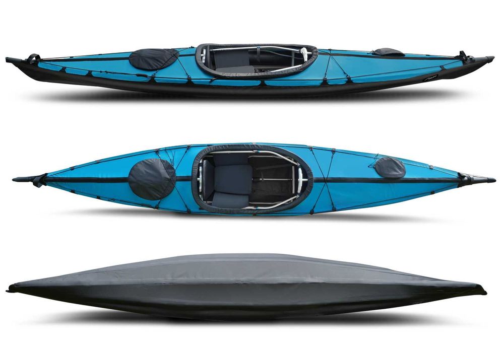 Kajak składany Peng Yi Yu-39 1-osobowy jednoosobowy lekki PVC dł. 3,9m