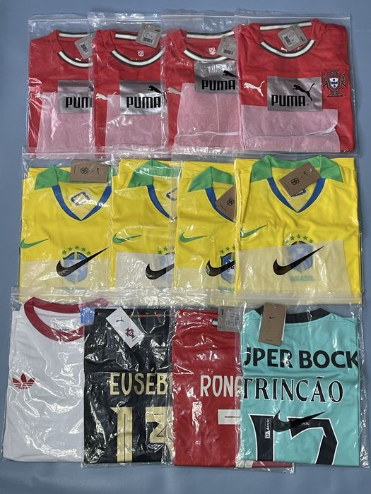 Camisolas de futebol desde 15 €