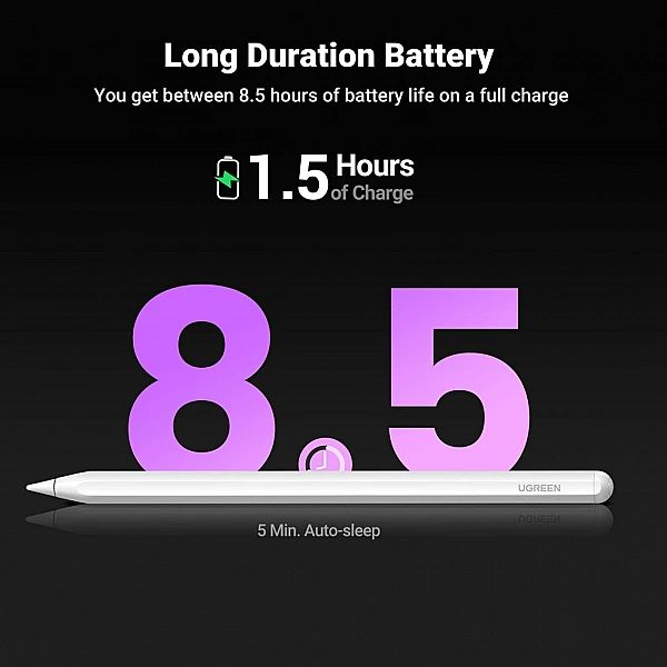 Rysik Ugreen LP653 z ładowaniem bezprzewodowym do tabletów iPad - biał
