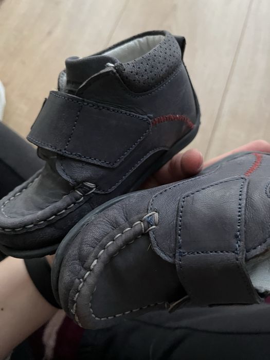 Buty lasocki skórzane trzewiki 24 na rzep